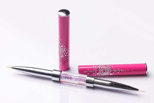 Pink Double Liner Detail Brush